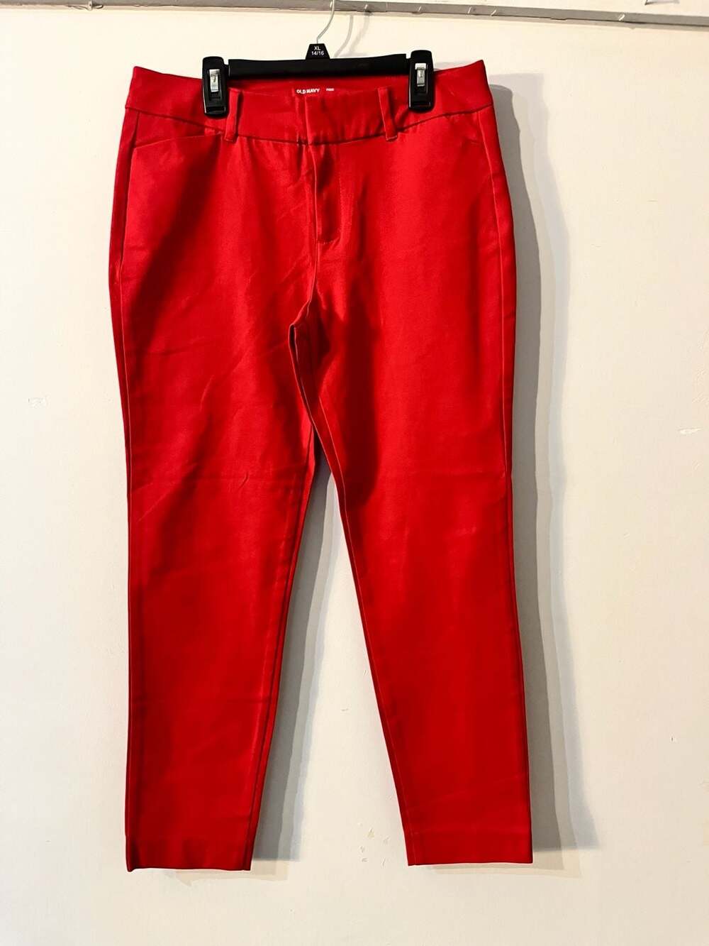 Old Navy Pixie Red Skinny Ankle Pants 010-052
